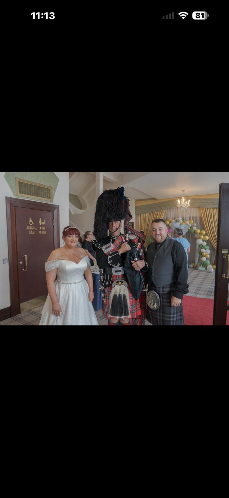 Piping in Beach Ballroom, Aberdeen (1 of 8)